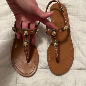 Antonio Melani pineapple sandals - size 6.5